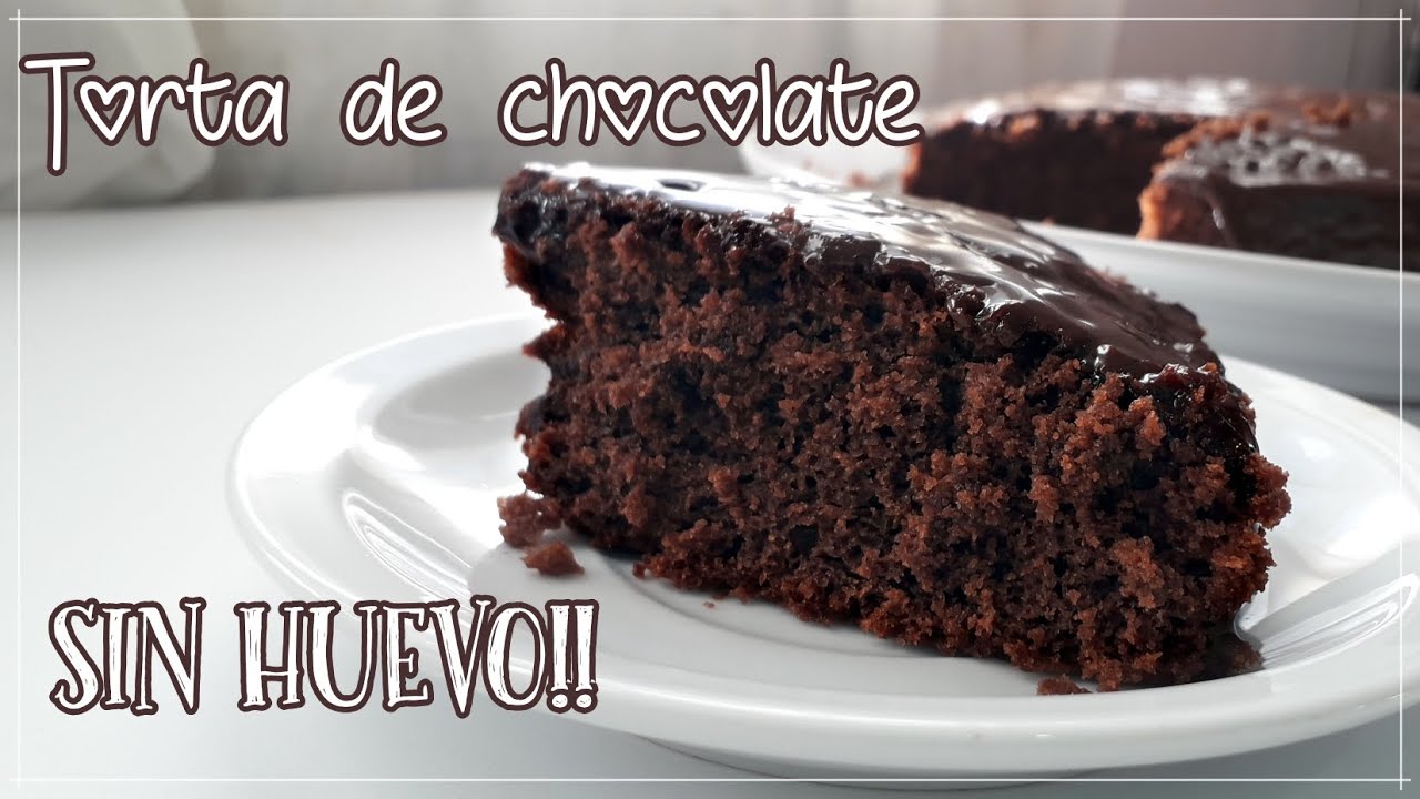 Torta de Chocolate Sin Huevo/ RECETA SUPER FACIL