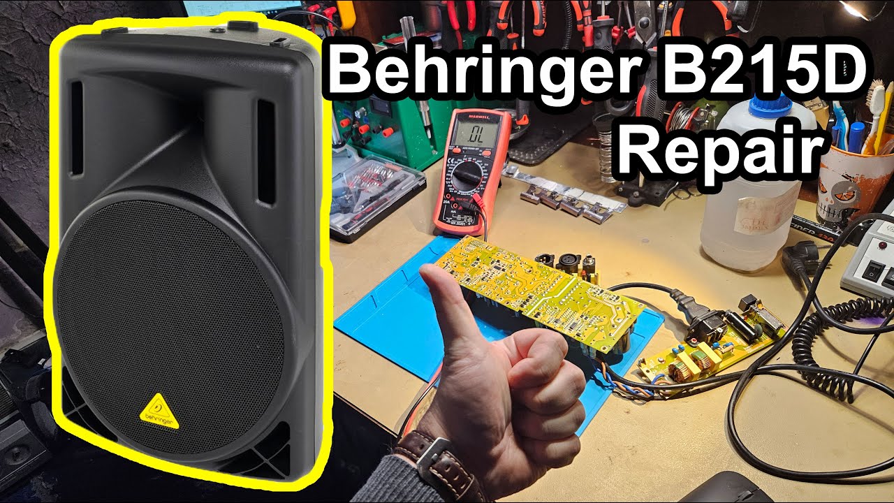 Step-by-Step Repair of Behringer B215D Active Speaker