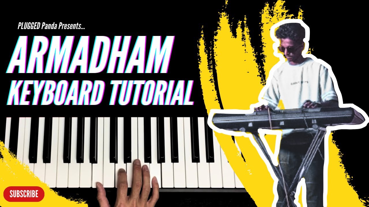 Armadham Keyboard Tutorial | Aavesham Song | Piano Notes + Vocal Instructions | PLUGGED Panda