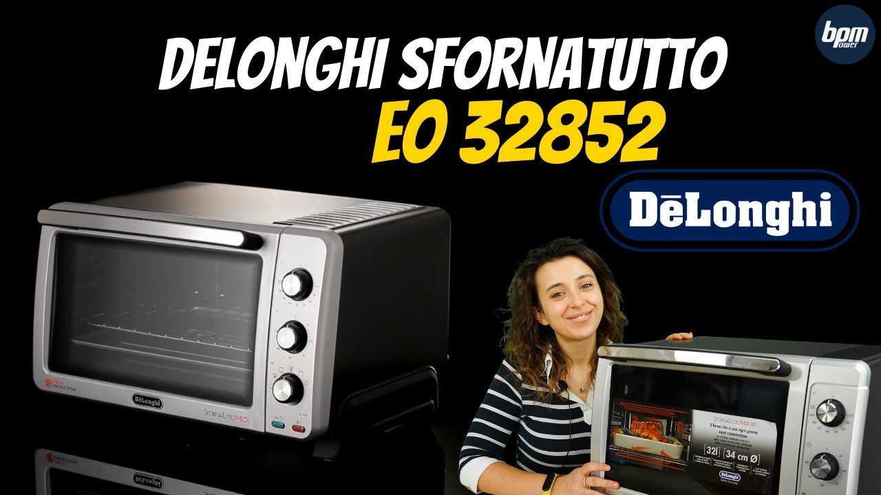 Forno elettrico DeLonghi Sfornatutto EO 32852, pratico per casa e oltre!