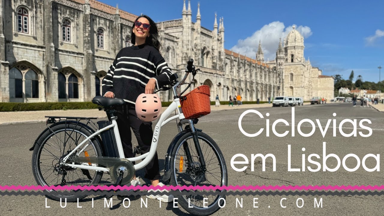 Onde andar de bicicleta em Lisboa! 🚴🏽‍♀️  Cycling in Lisbon, Portugal!