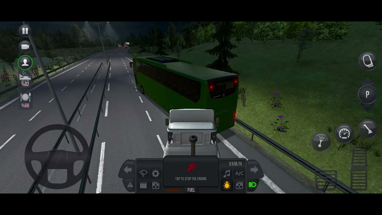 Bus driving simulator real 