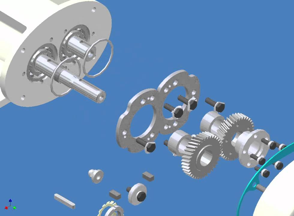 How to disassemble a Bornemann SLH bearing unit for maintenance.avi