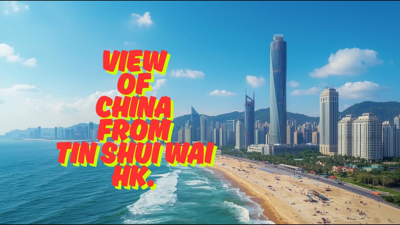 View of China from Tin shui wai HK.#dkvlog742#