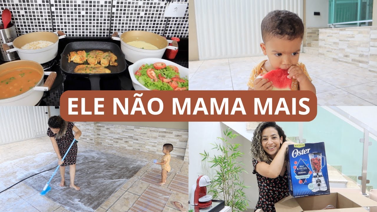 CHEGOU O QUE TANTO QUERIA, CONTEI COMO FOI O DESMAME, ALMOÇO CASEIRO, LAVEI TAPETE E RECEBIDO