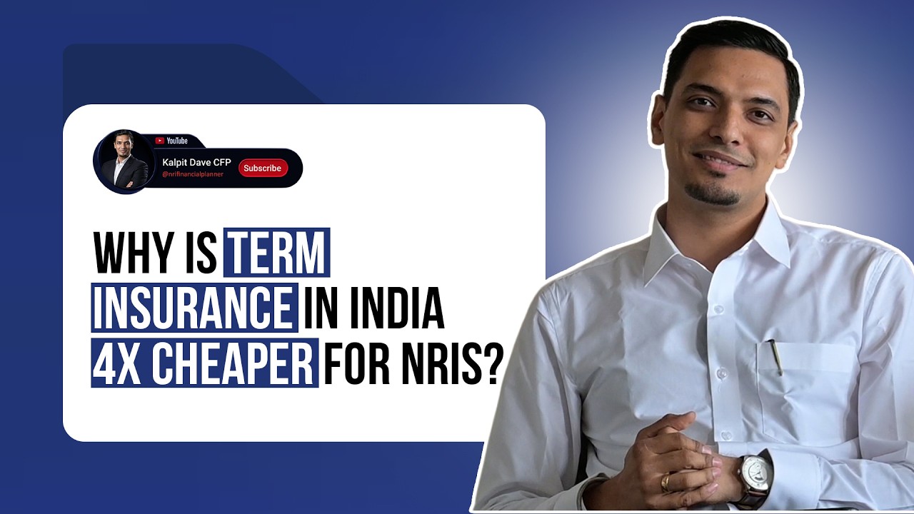 Why is Term Insurance in India 4x Cheaper for NRIs? 🇮🇳 vs 🌏 #terminsurance #nriterminsurance #cfp