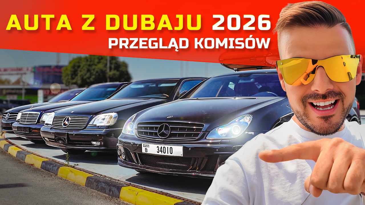 Auta z Dubaju 2026. Co warto kupić, ile kosztuje import samochod&oacute;w i czy nadal się opłaca