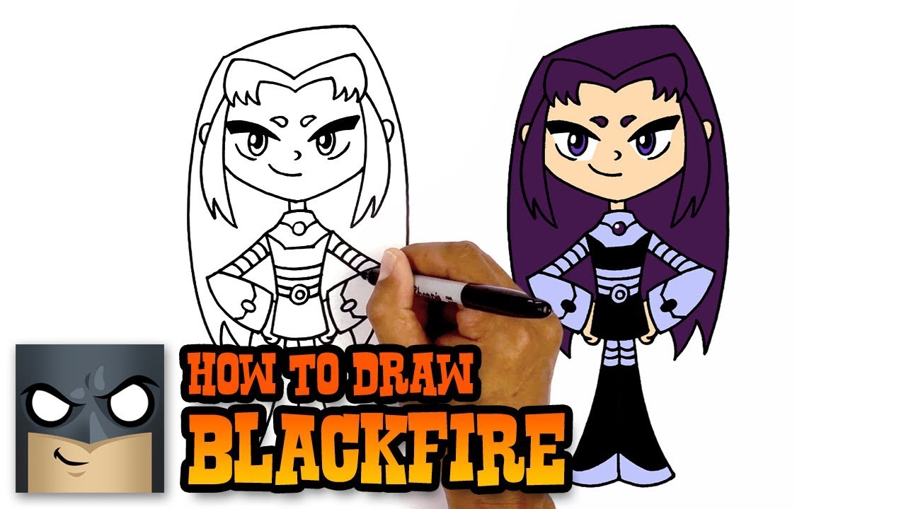 How to Draw Blackfire | Teen Titans GO (Art Tutorial)