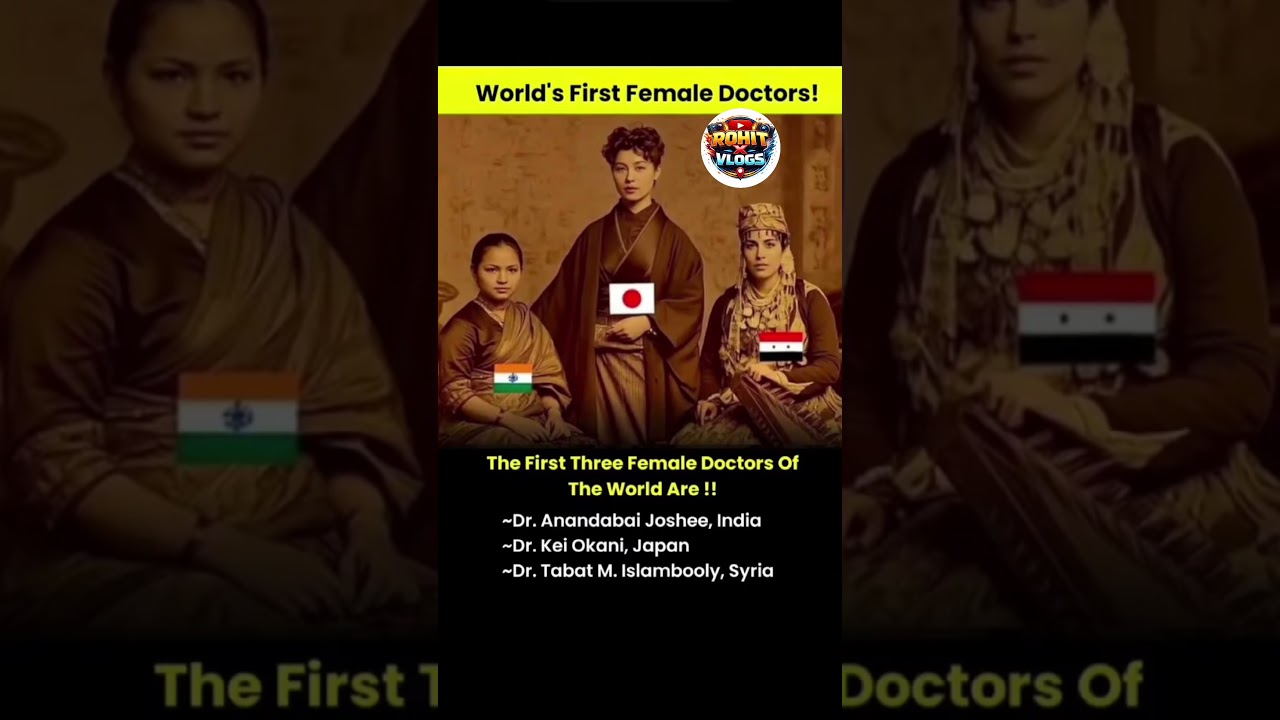 World’s First Female Doctors You Should Know 👩‍⚕️ 
