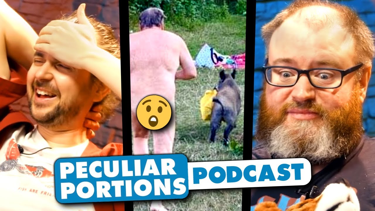 Naked man's wild boar chase immortalised in plastic - Peculiar Portions Podcast #25