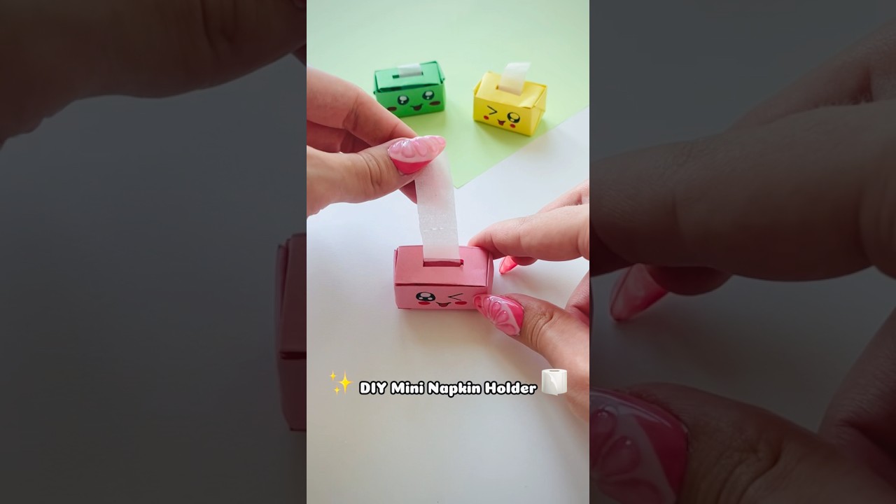 How to make Mini Napkin Holder!  🧻 