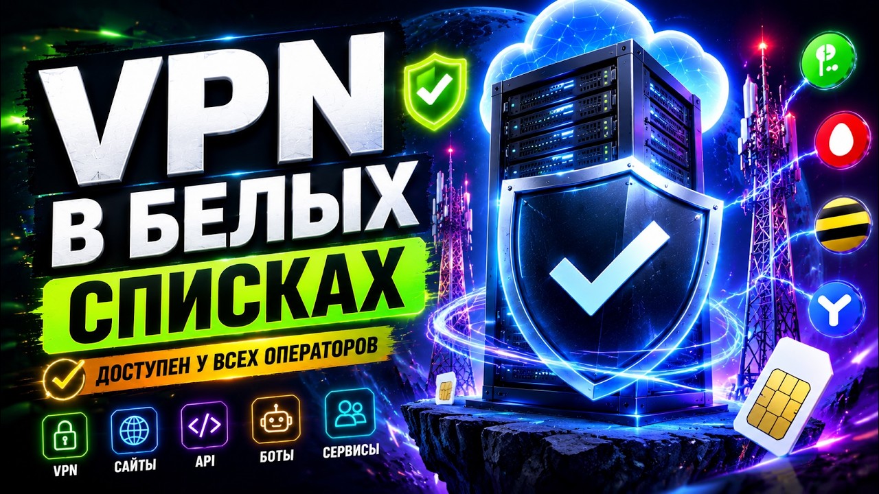 Как сделать VPN в белых списках у всех операторов своими руками 🔥