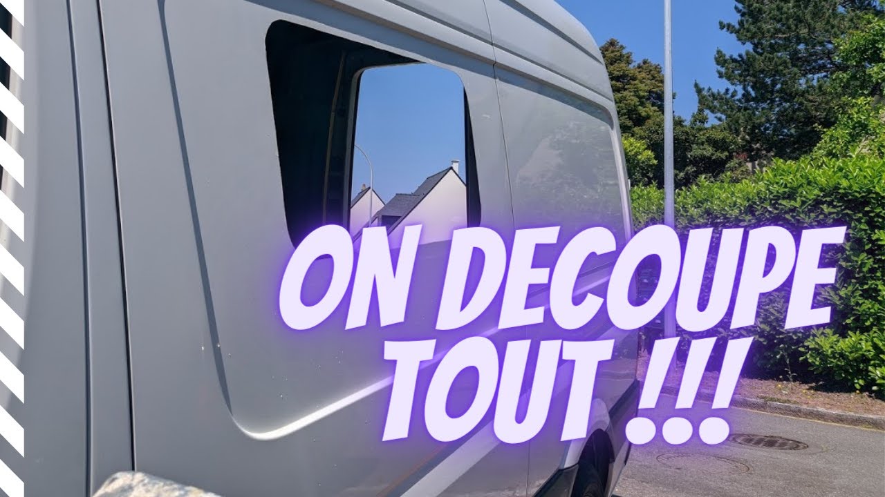 Aménagement Volkswagen Crafter : Fenêtre et lanterneau Ep.3