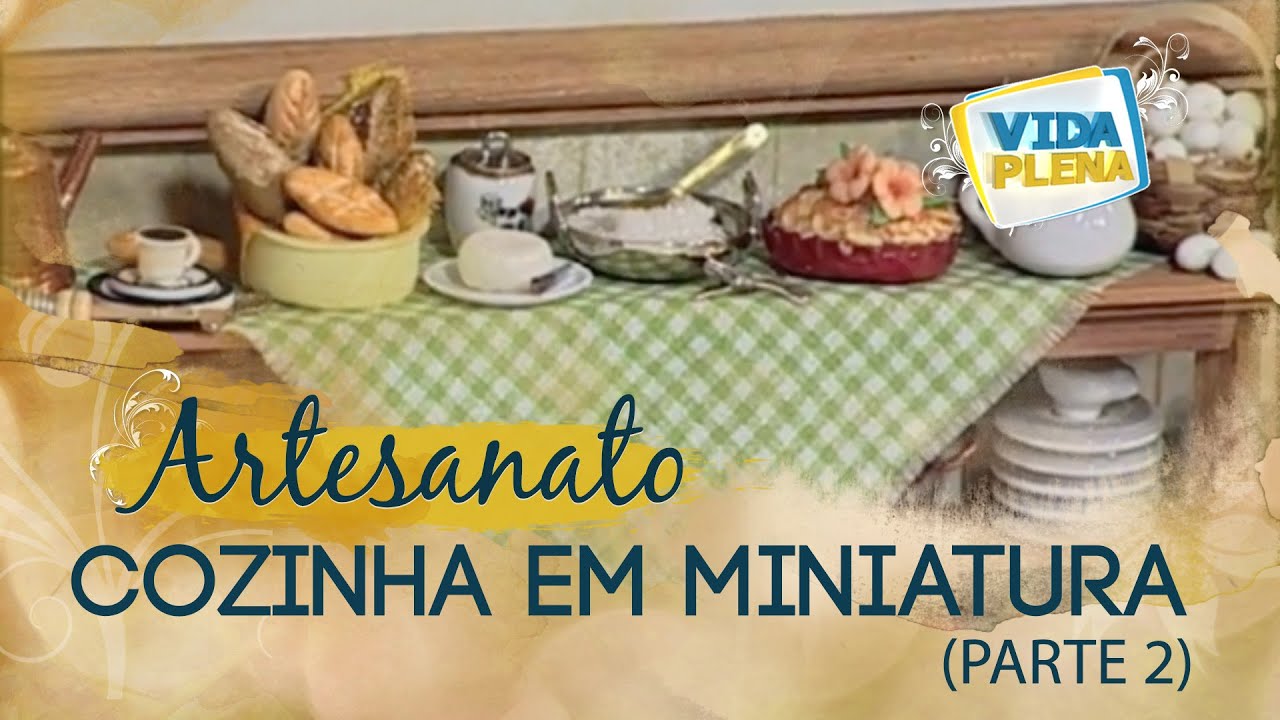 Artesanato | Quadro de cozinha em miniatura - Tânia Bettini - Parte 2