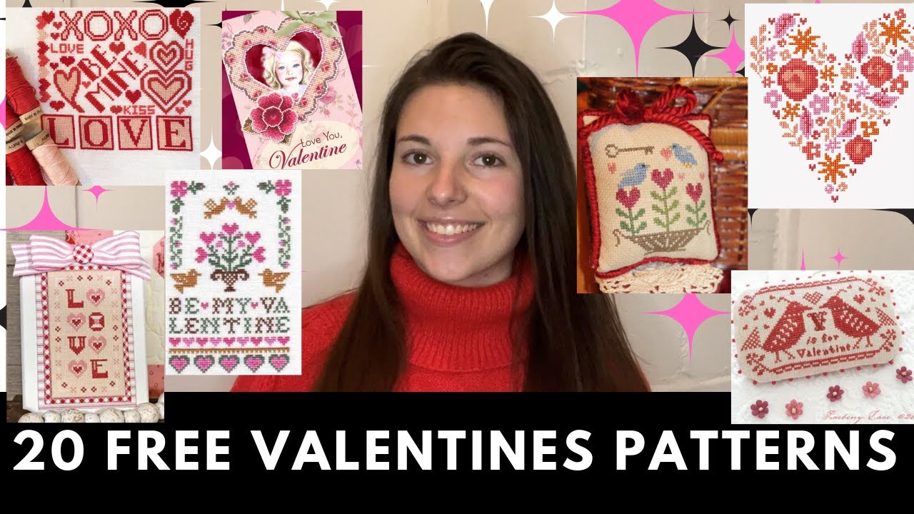 30 Free Valentine's Day Cross Stitch Patterns - Flosstube Extra #9