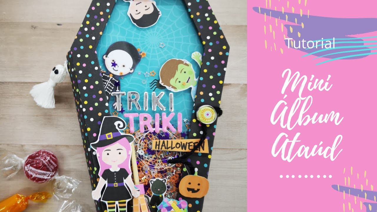 Mini Álbum Ataúd Halloween 🎃