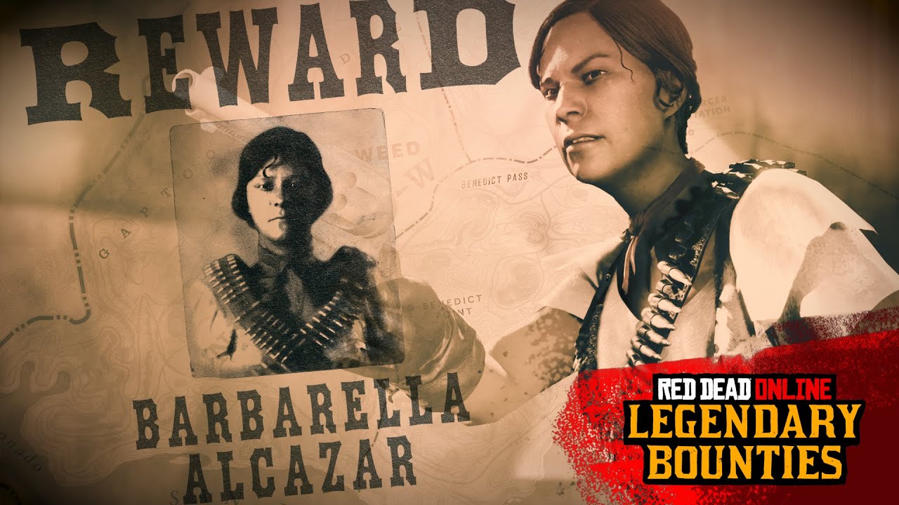 barbarella alcazar bounty legendary read dead online (no commentary)#duel #rdr2