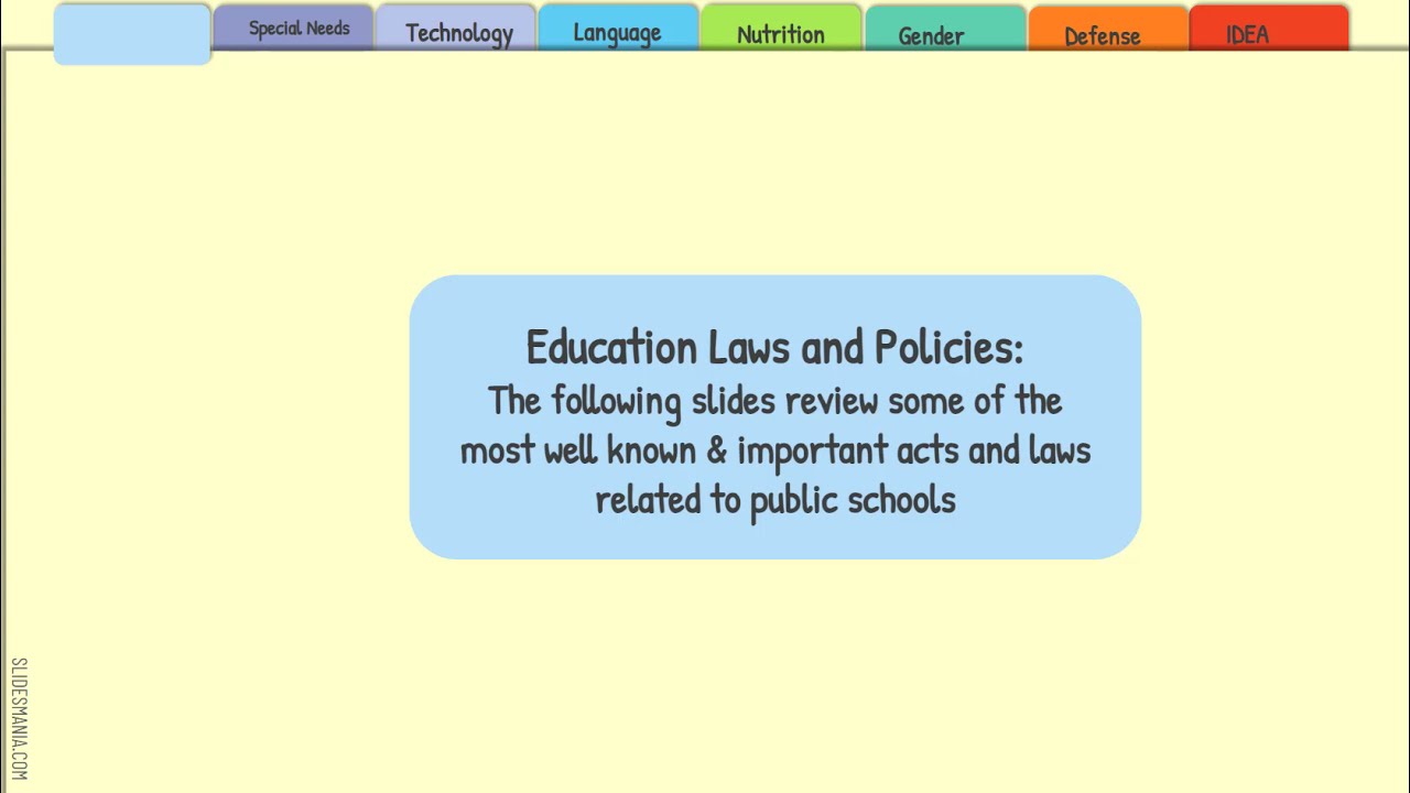 Education Laws & Policies
