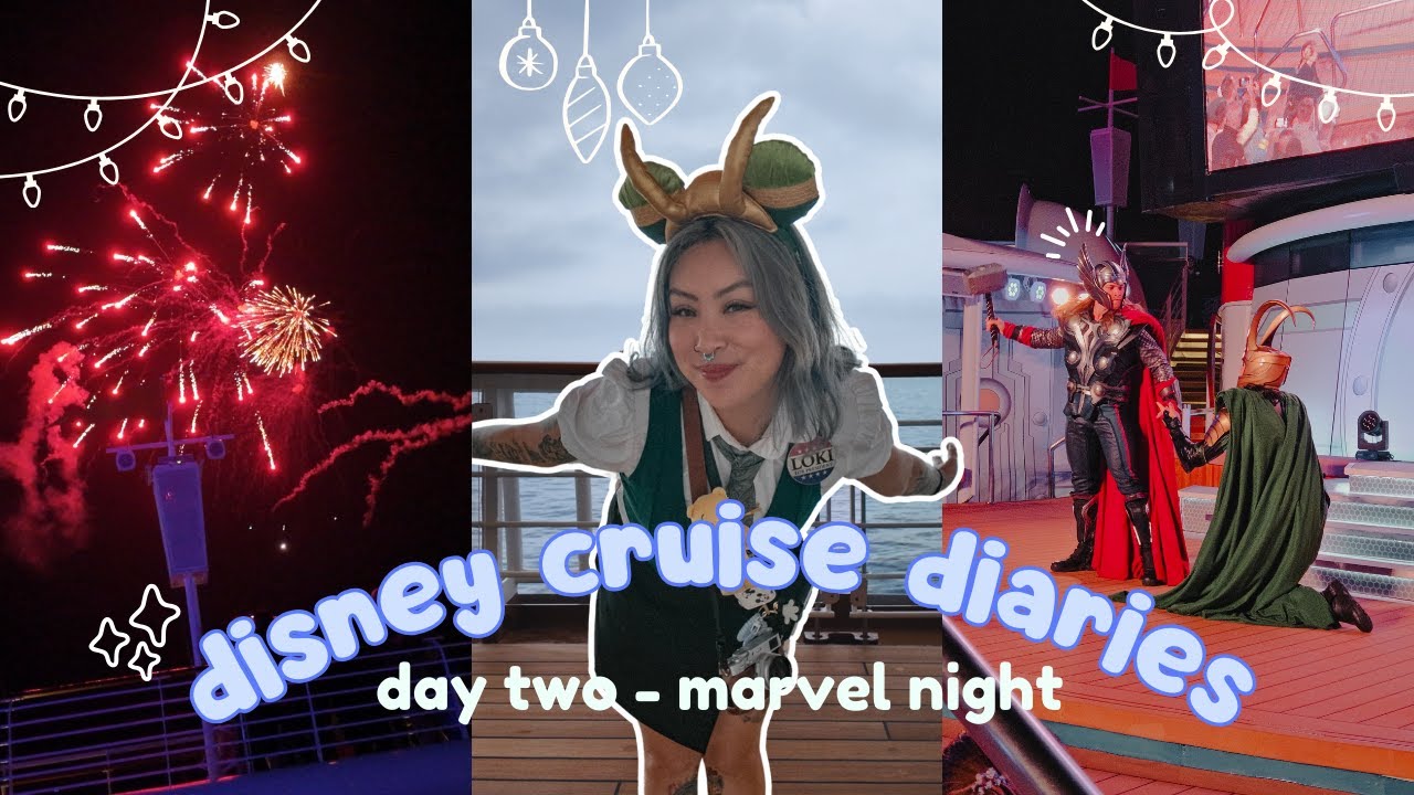 meeting the avengers ⚓ marvel night on the disney wonder