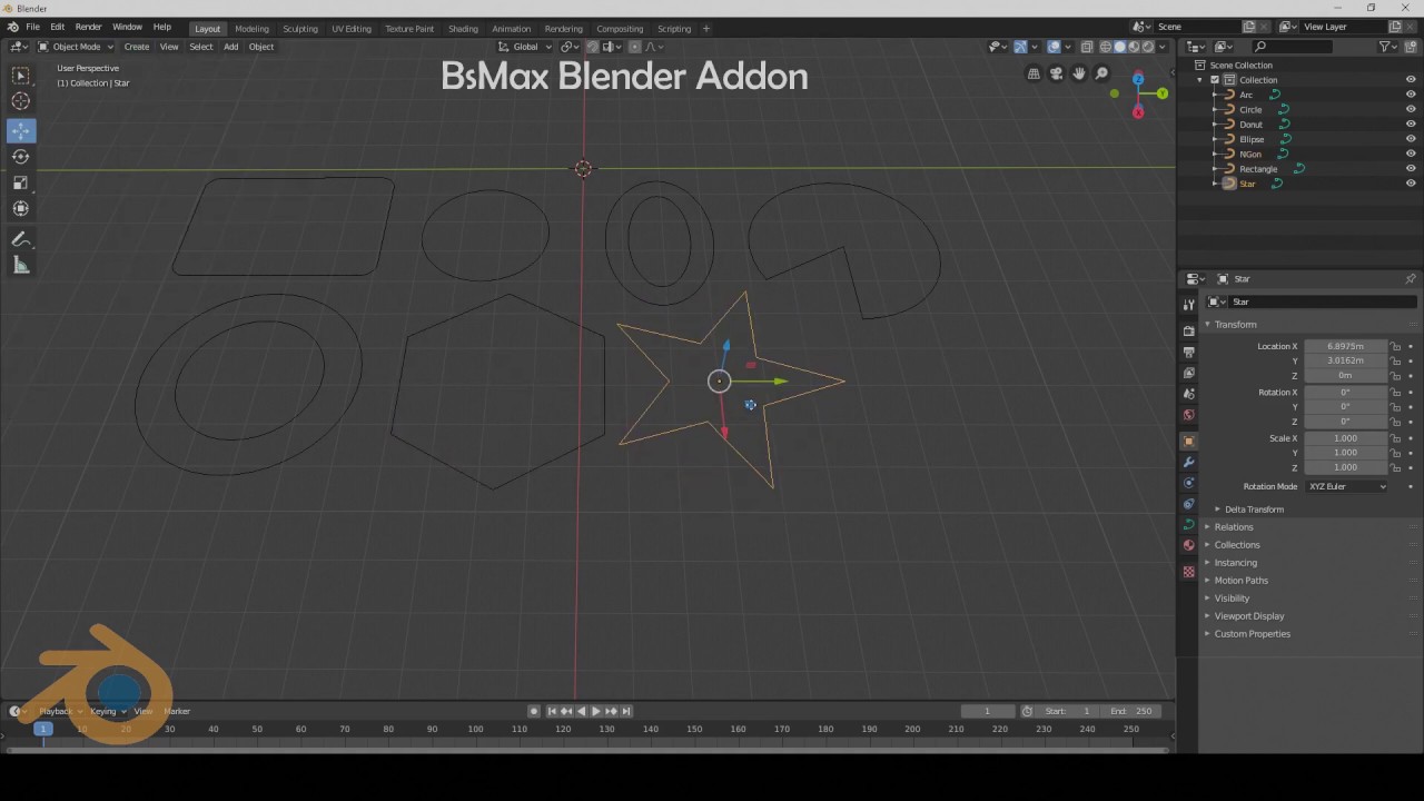 BsMax Shape Primitives
