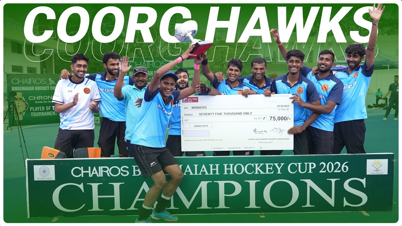 Coorg Hawks mistrzami! | CHAIROS Bheemaiah Hockey Cup 2026
