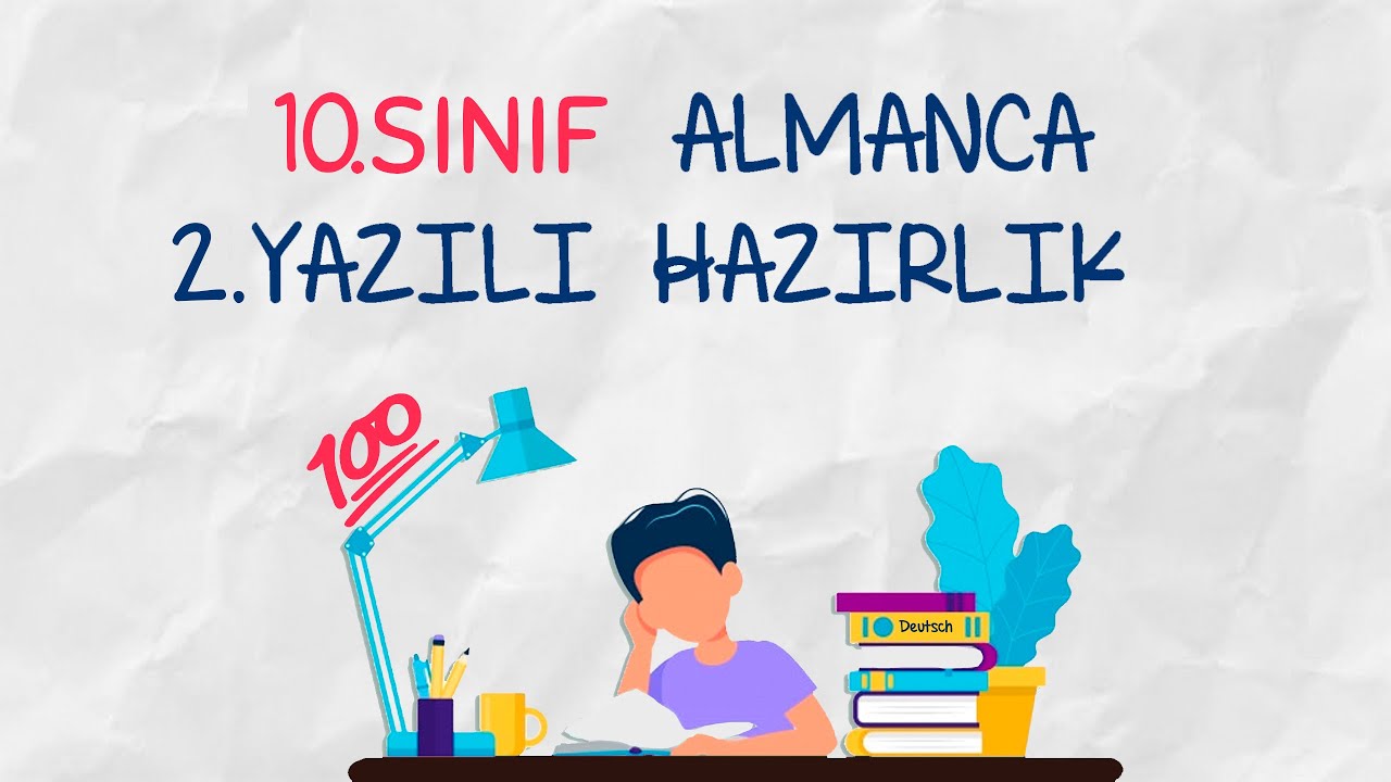 10.Sınıf Almanca | 1.Dönem 2. Yazılıya Hazırlık + Boş yazılı örneği
