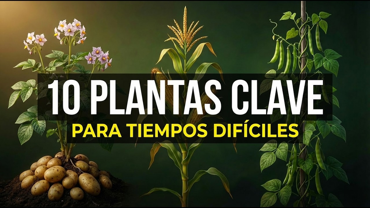 10 Plantas Que Te Salvarán en una Crisis Alimentaria