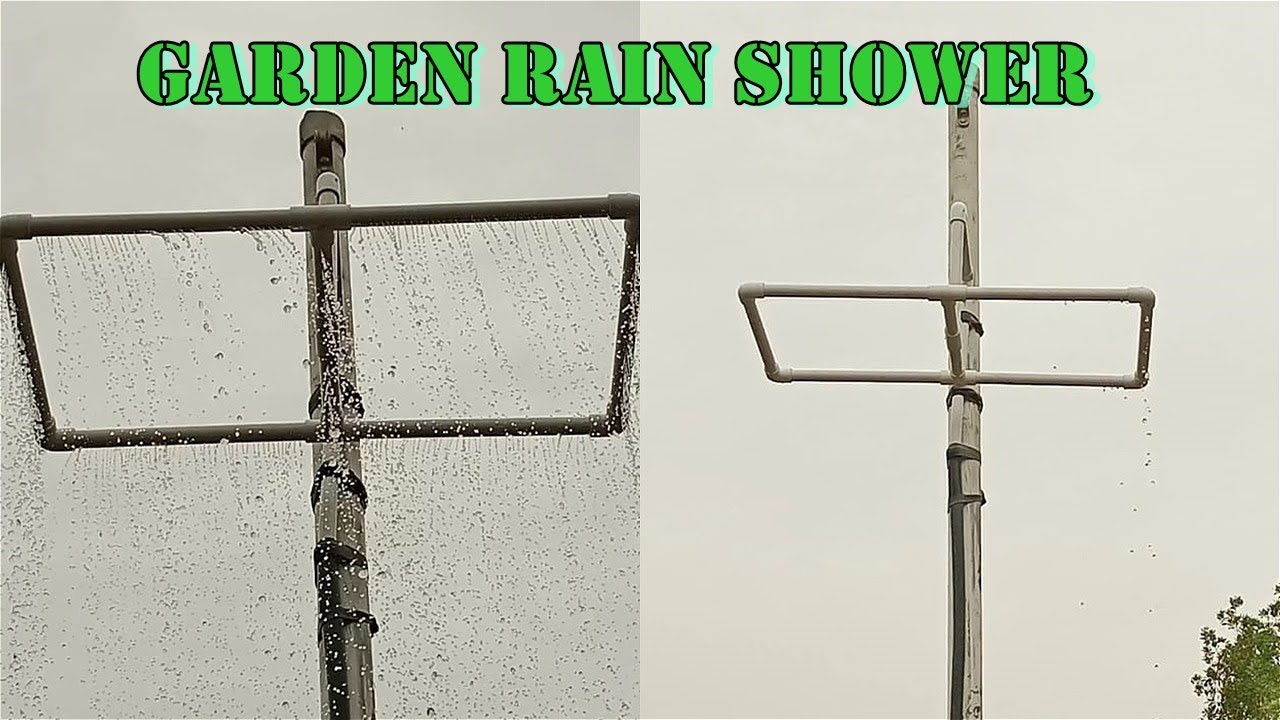How To Make Big Rain Shower For Garden With PVC Pipes | DIY | By A-S Technician
