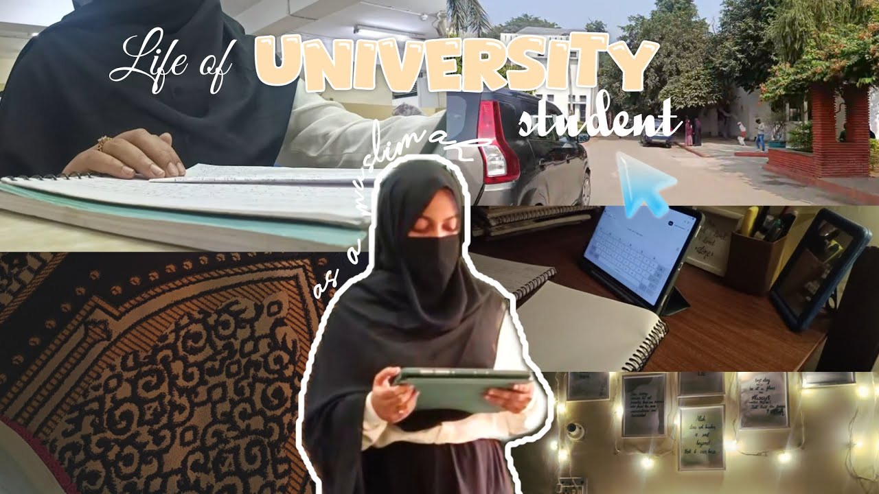 A day in my life as a university student l #universityvlog #collegevlog #muslimah #muslimroutine 