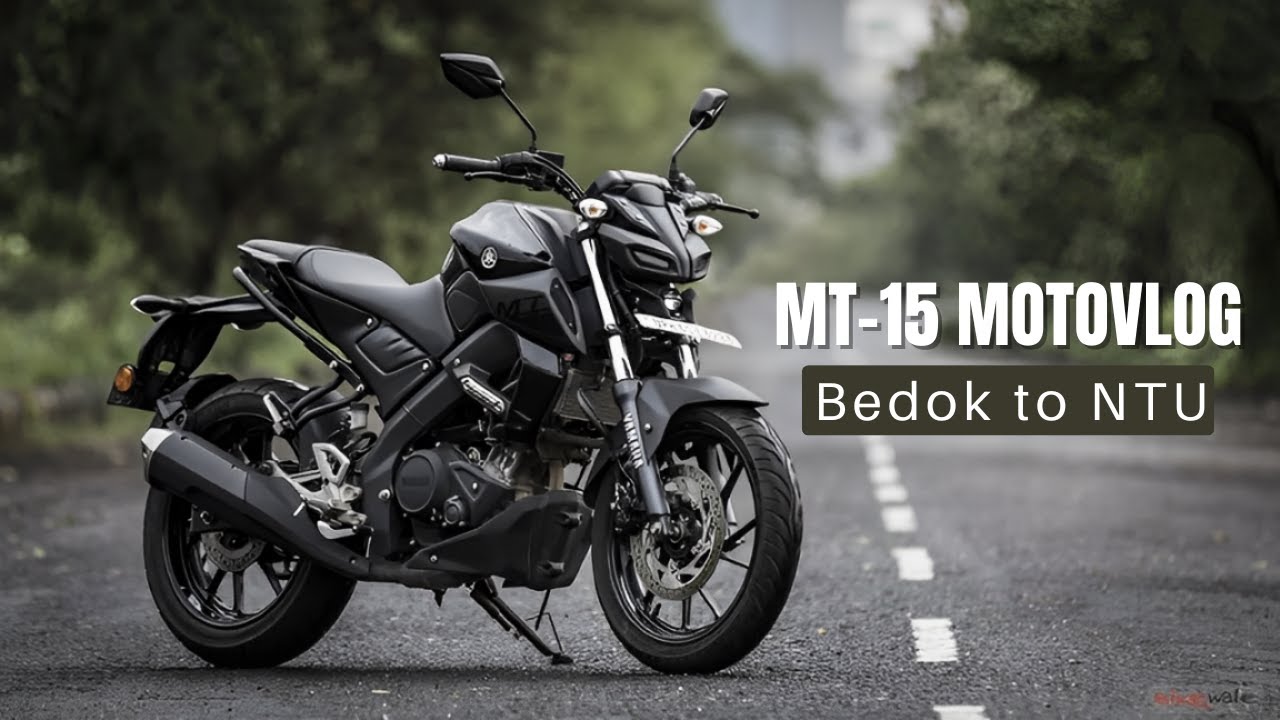 Riding from Bedok to Pulau NTU | MT-15 Motovlog Singapore