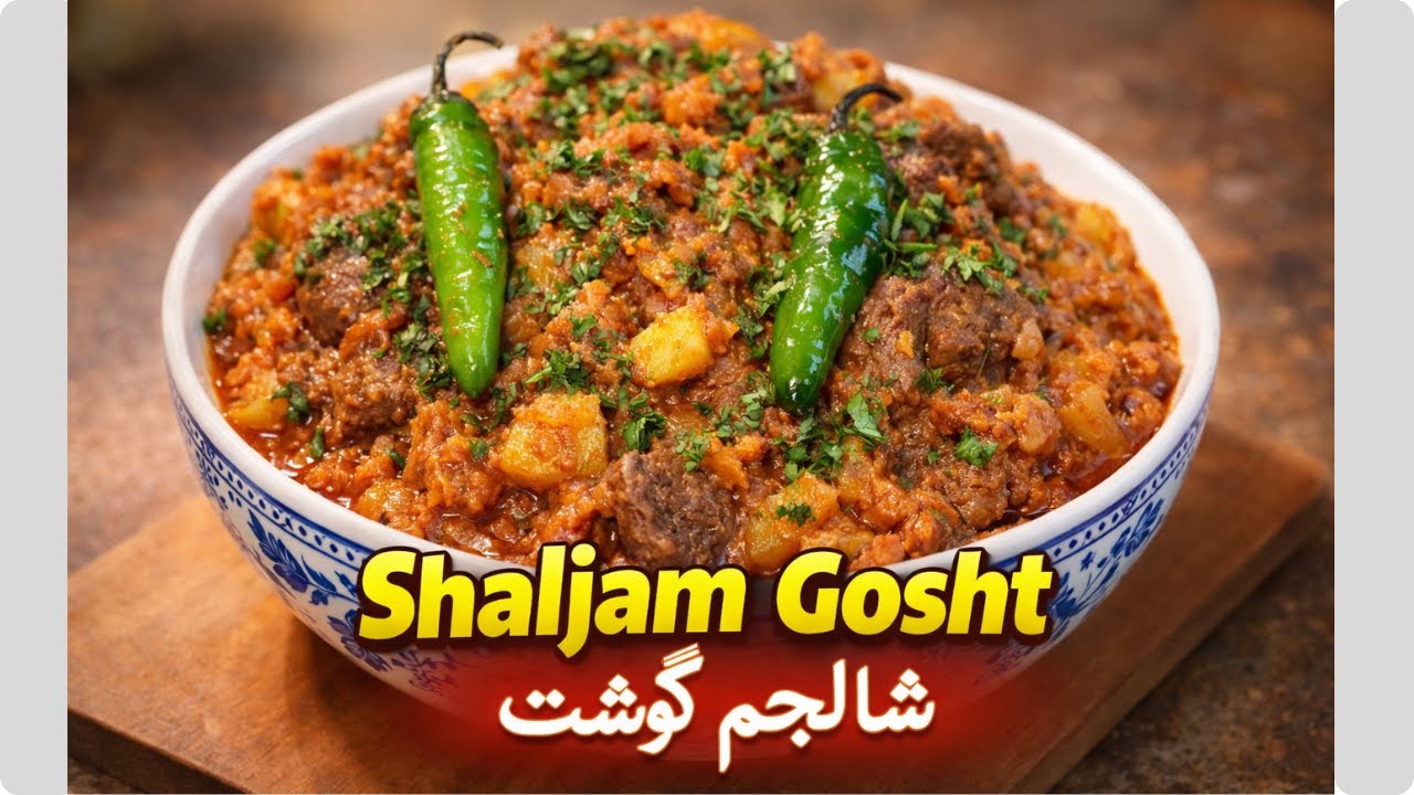 Shaljam Gosht Recipe (شلجم گوشت / शलगम गोश्त) | Turnip Meat Curry |Pakistani / Indian Recipe