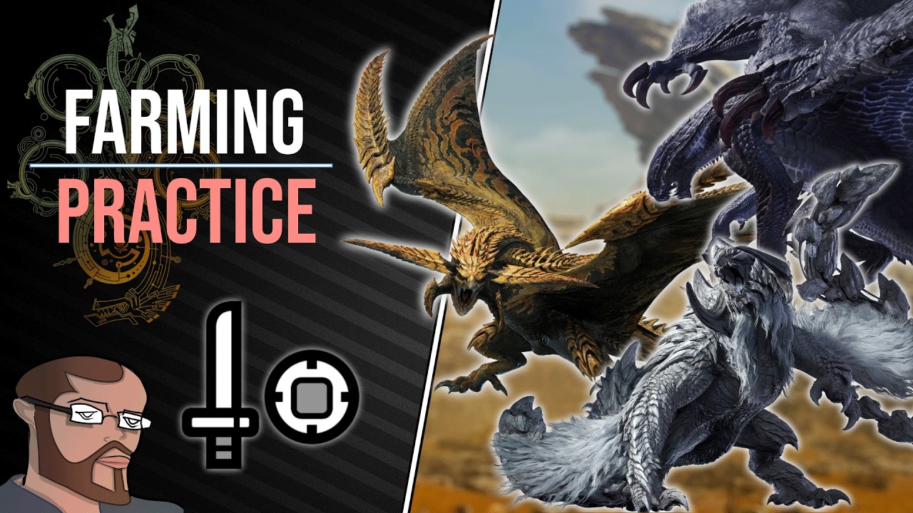 MH Wilds | Sword and Shield Farming + Practice Hunts Stream
