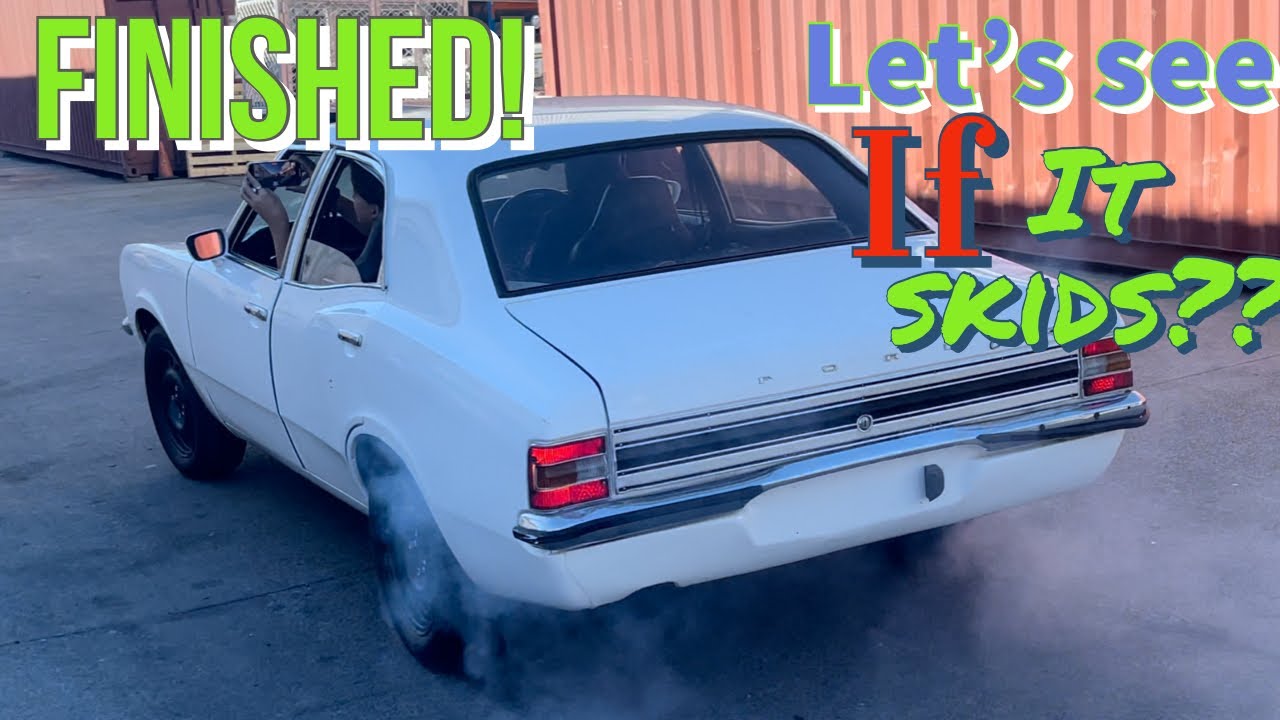 The Cortina build is finished! Tomorrow we race it!
