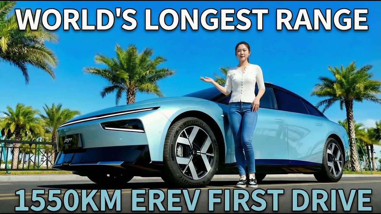 2026 XPeng P7 EREV: 1550km Hybrid Range + AI Driving Impressions
