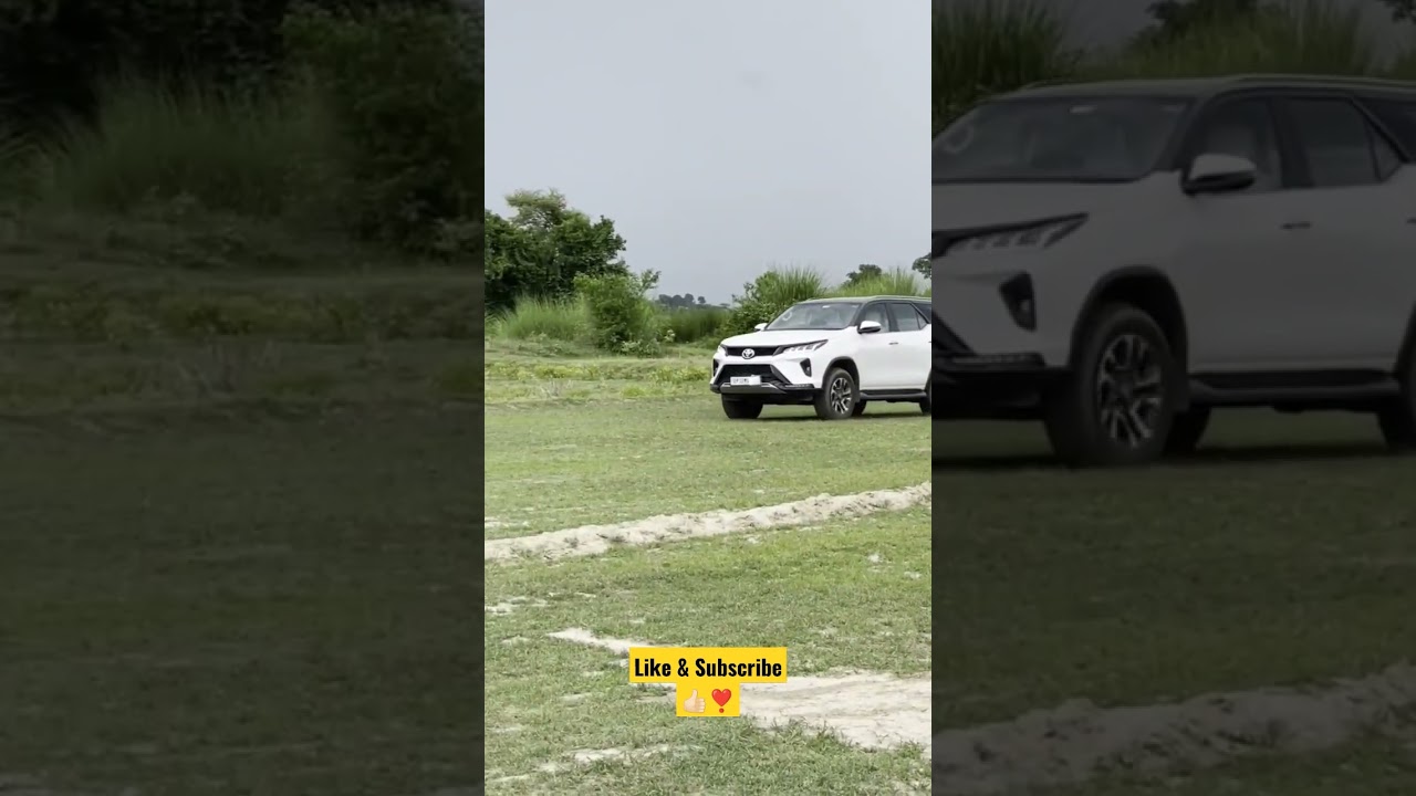 #toyota #fortuner #legender #4x4 #offroading #in #fields #toyotafortuner #desi #villager #shorts #yt