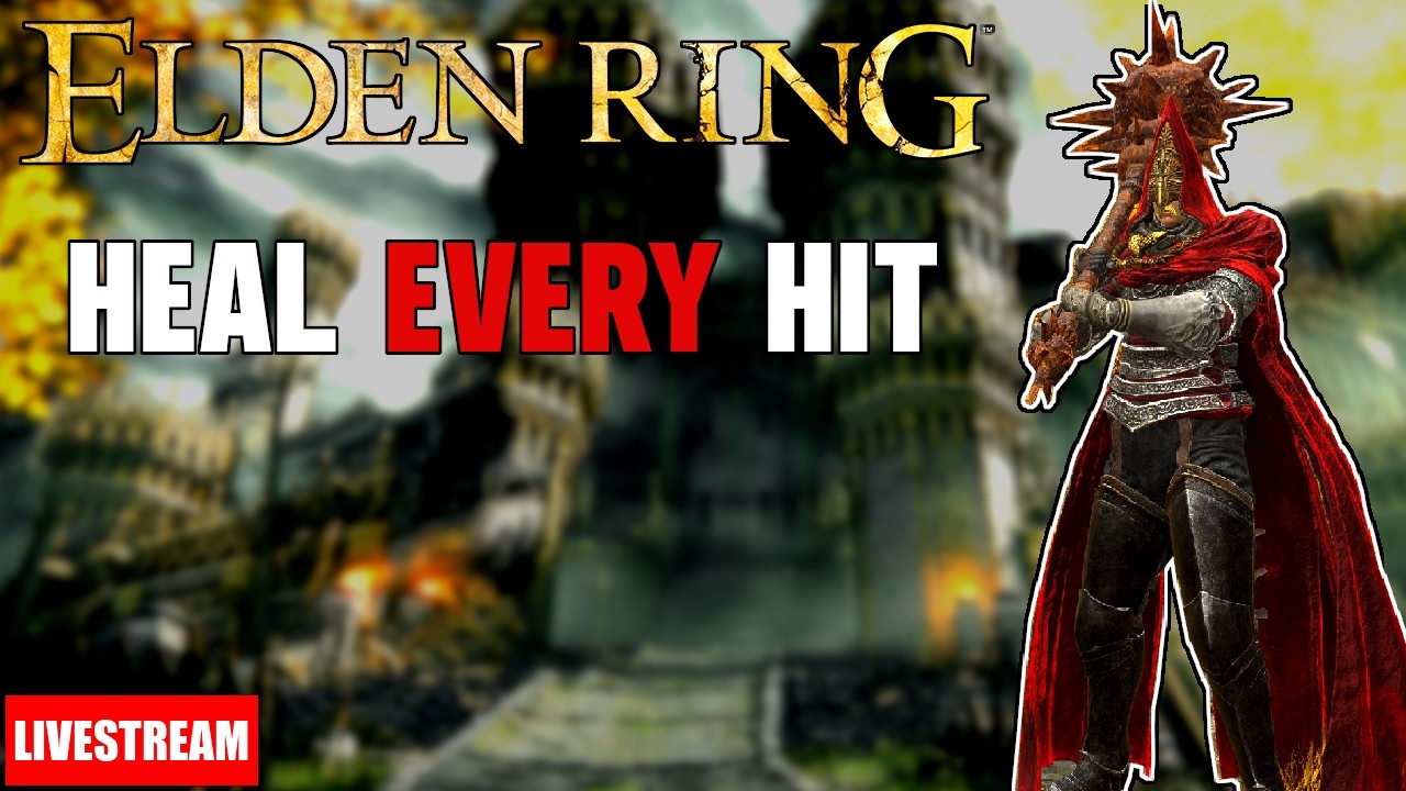 LIVE | Infinite Heal Build in Elden Ring (Prayerful Strike Run)