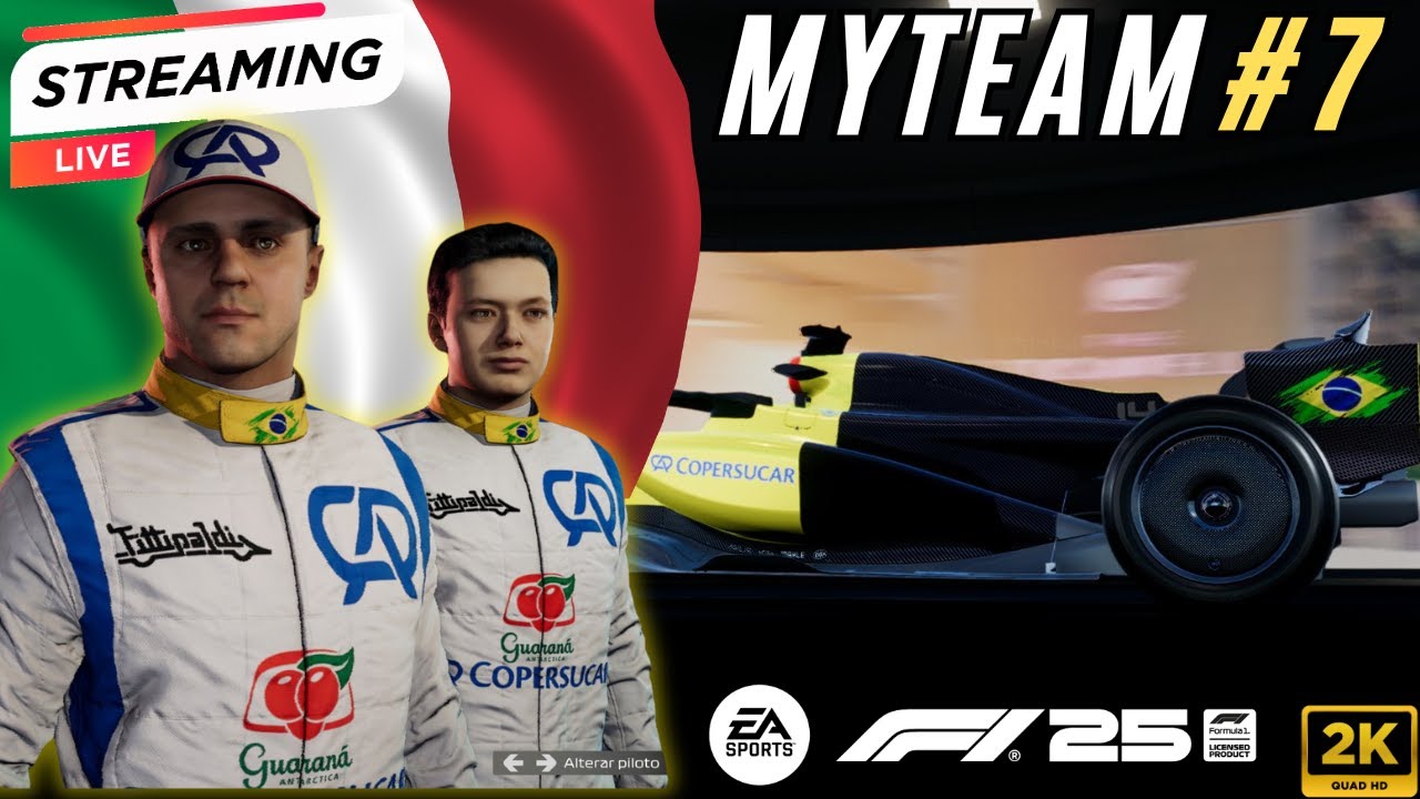A COPERSUCAR Está de Volta no F1 25 | Equipe Brasileira no MyTeam em 2K Gp de Ímola!