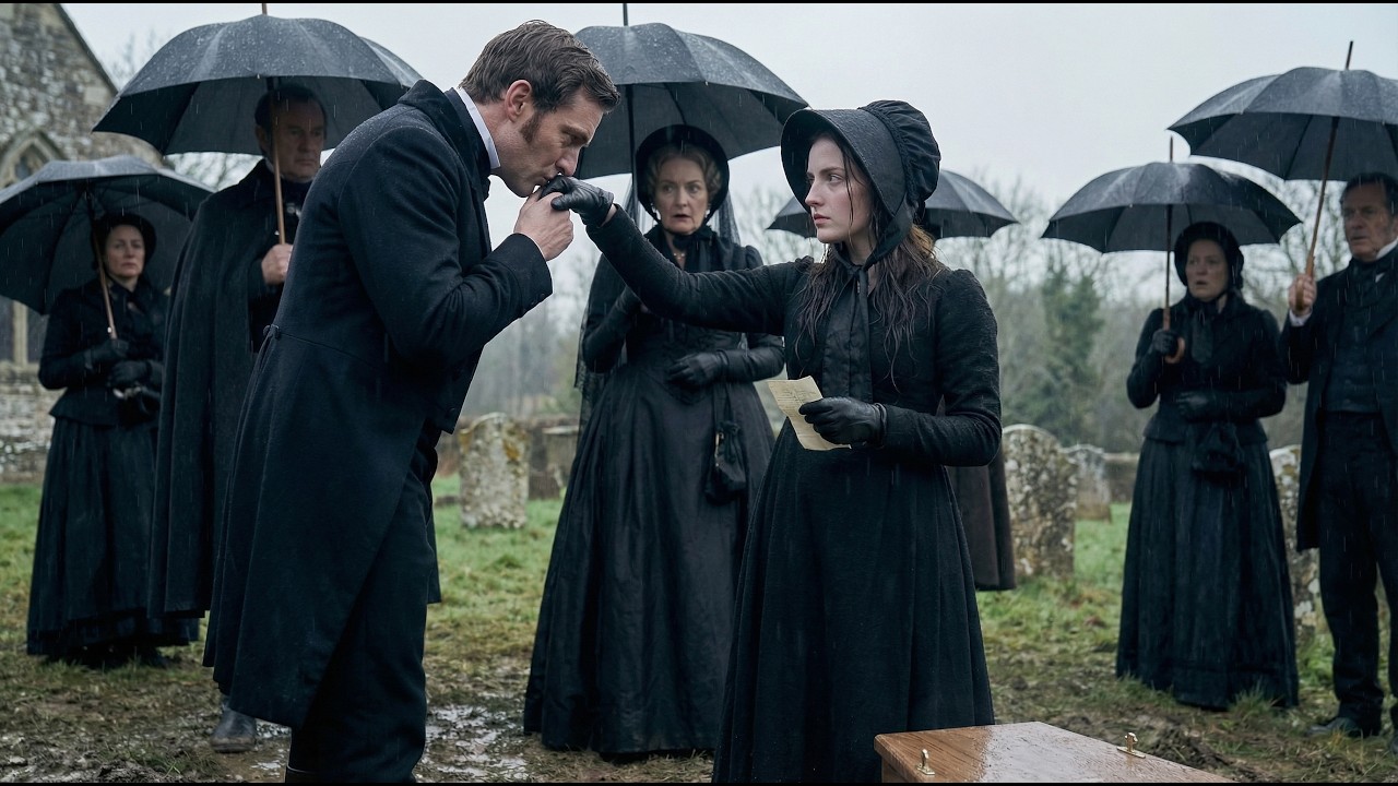 HE KISSED HER HAND AT THE FUNERAL.. IT WAS NOT A GESTURE OF MOURNING