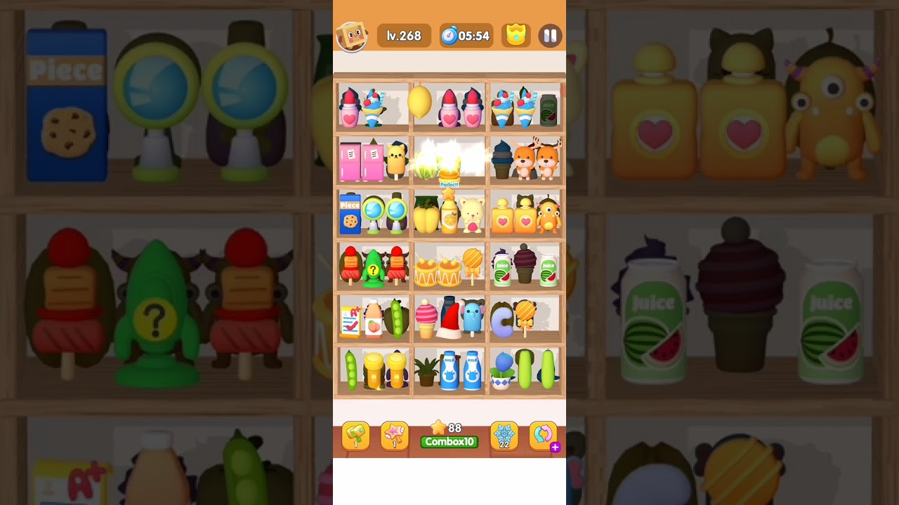 Goods Puzzle Sort Challenge Level 268 Gameplay Updated 