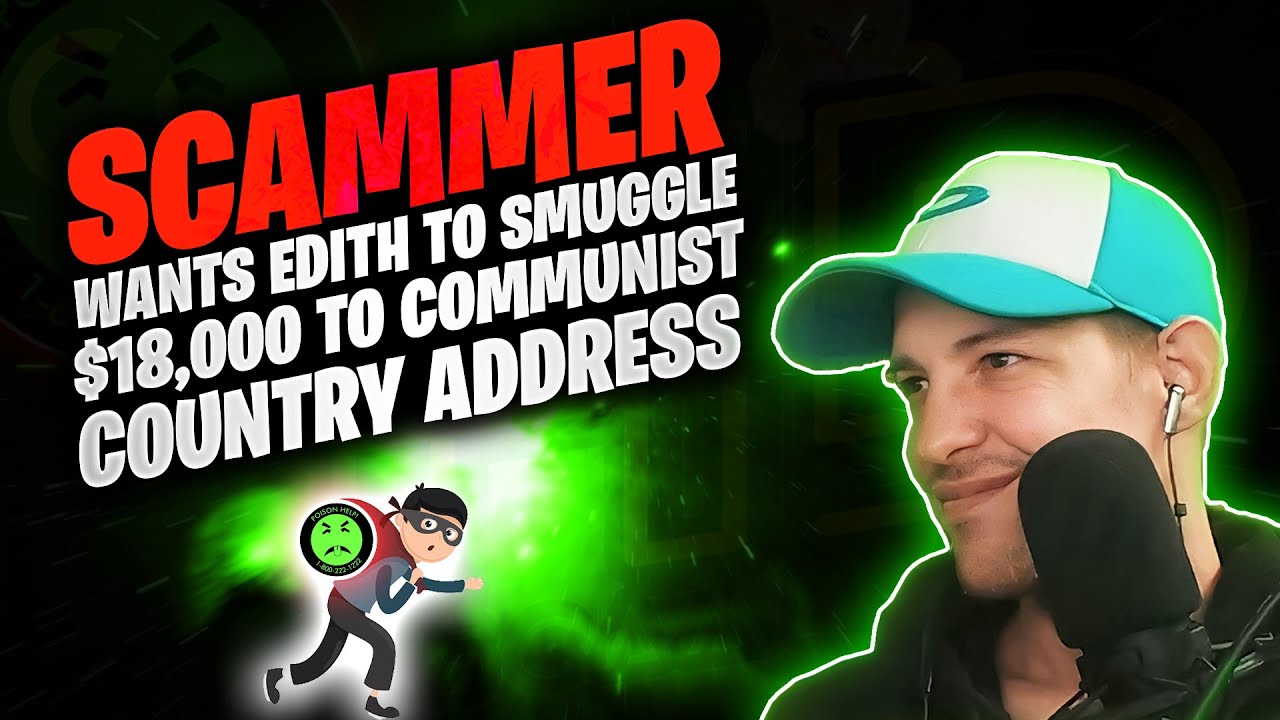 Scammer teaches Edith how to pack the money in order to hide it! #prank #scammer #livestream