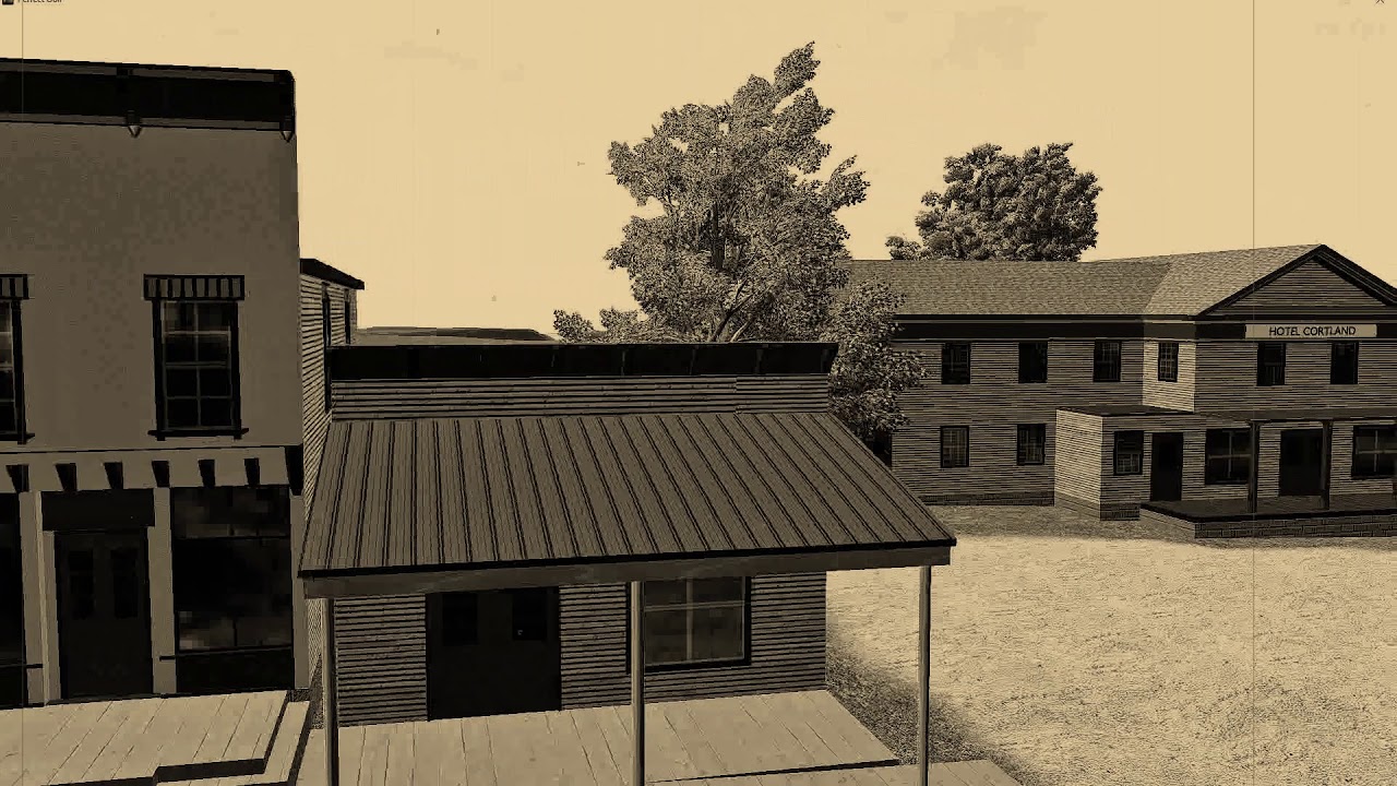 Historic Cortland, Ohio - Main Street (Circa 1880-1900)