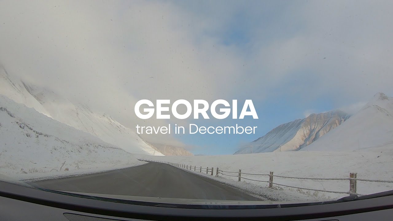 Georgia. Road from Tbilisi to Gudauri in December. #driving #Georgia #traveling