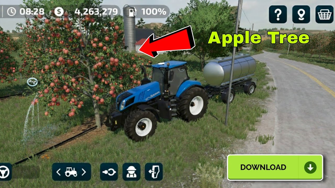 fs23 mods - Apple Tree & water Tank