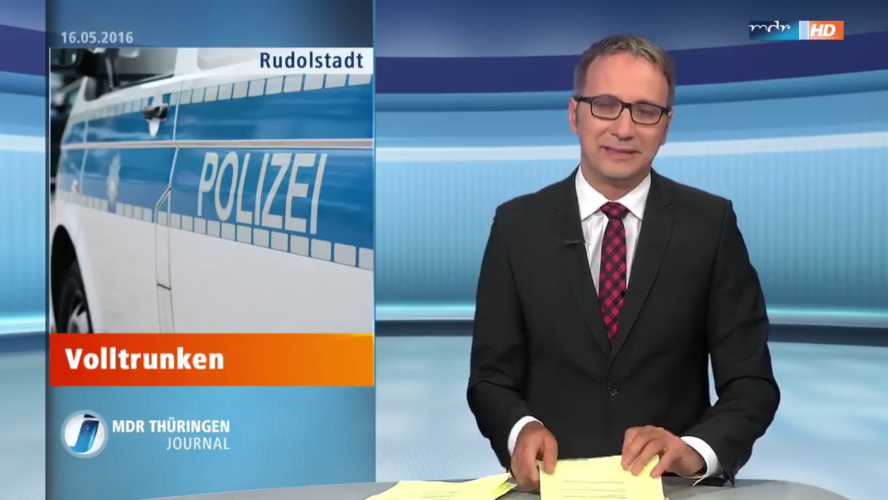 Lachanfall bei Nachrichtensprecher