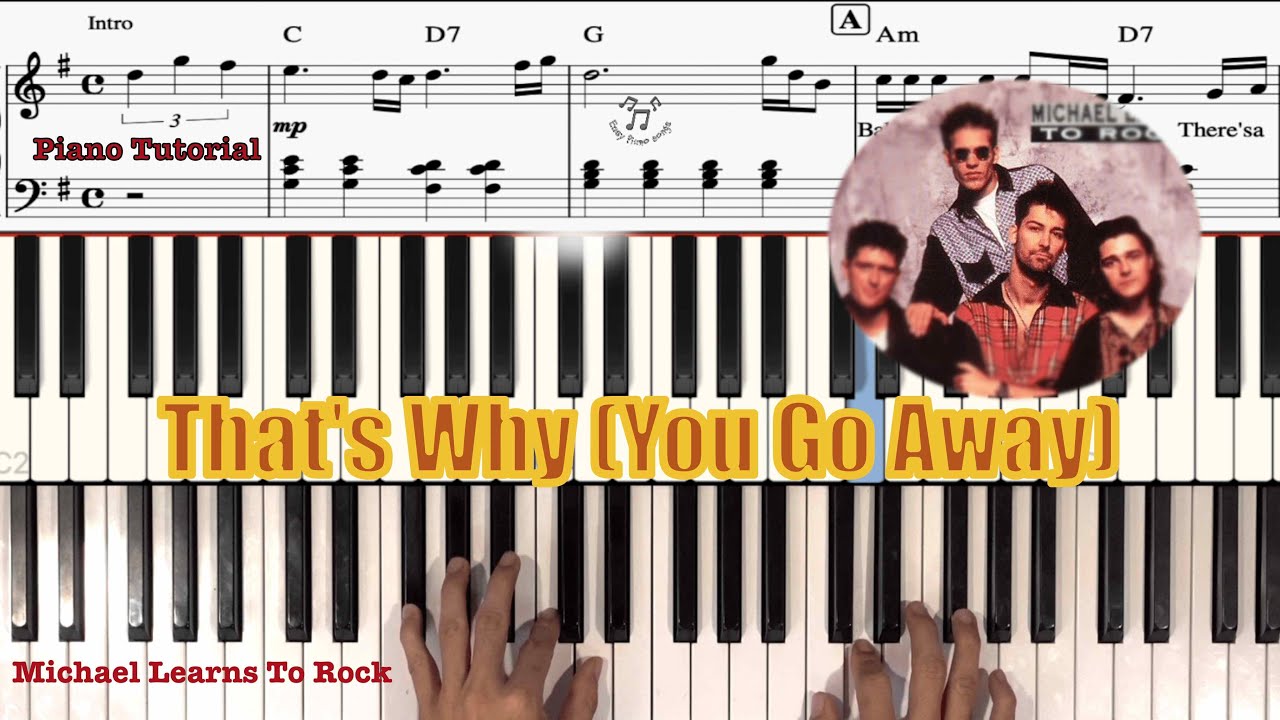 That's Why (You Go Away) || Michael Learns To Rock || Piano Tutorial
