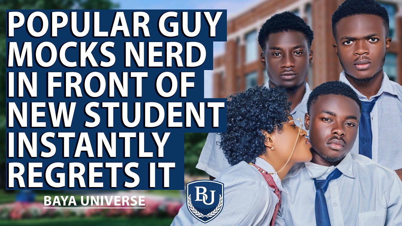 Popular Guy Mocks Nerd In Front Of New Student… Instantly Regrets It.