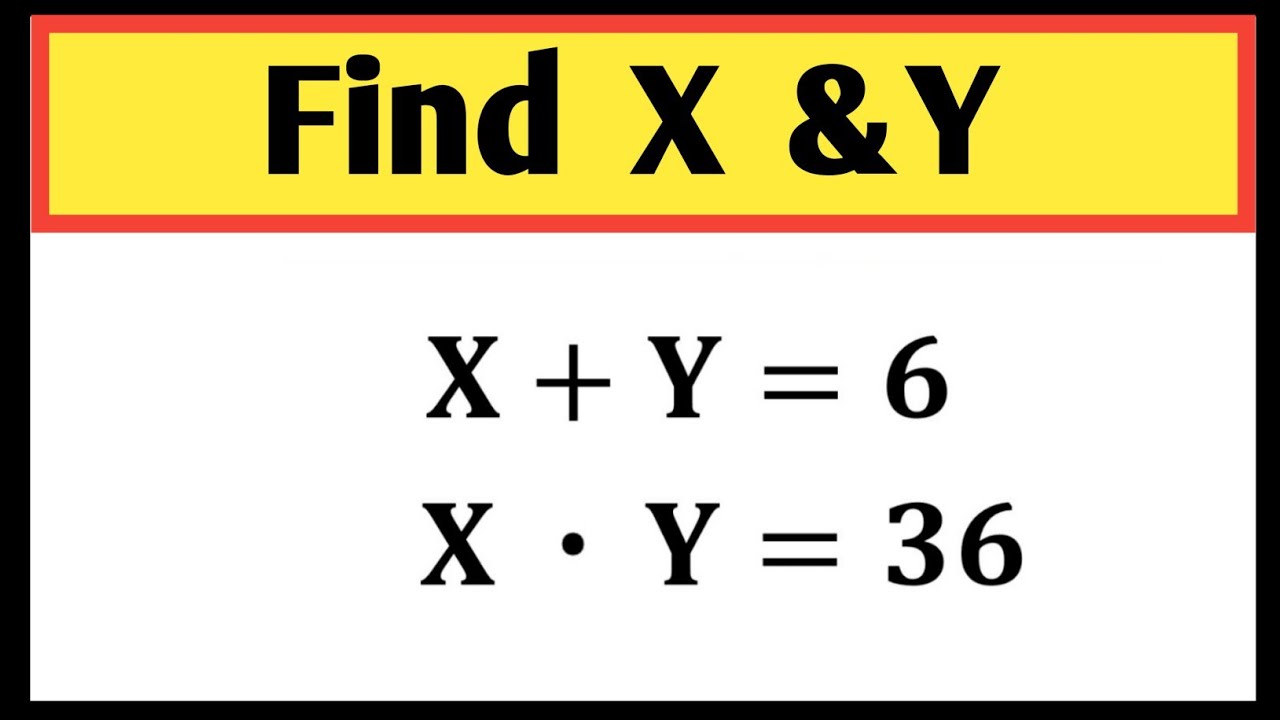 Find the value of X &Y|Olympad math simplification|Nice Algebra math simplification 