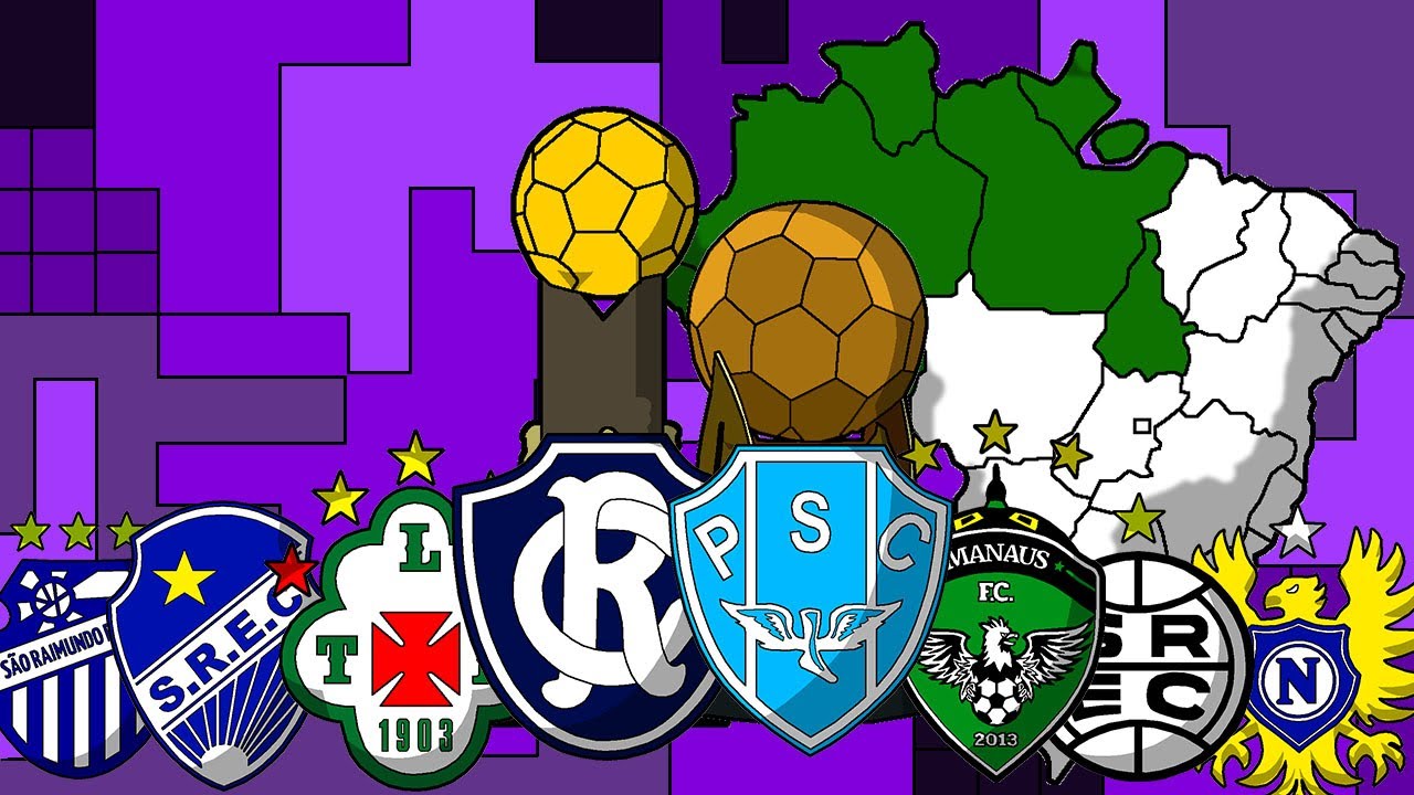 5 MAIORES clubes de futebol do Norte