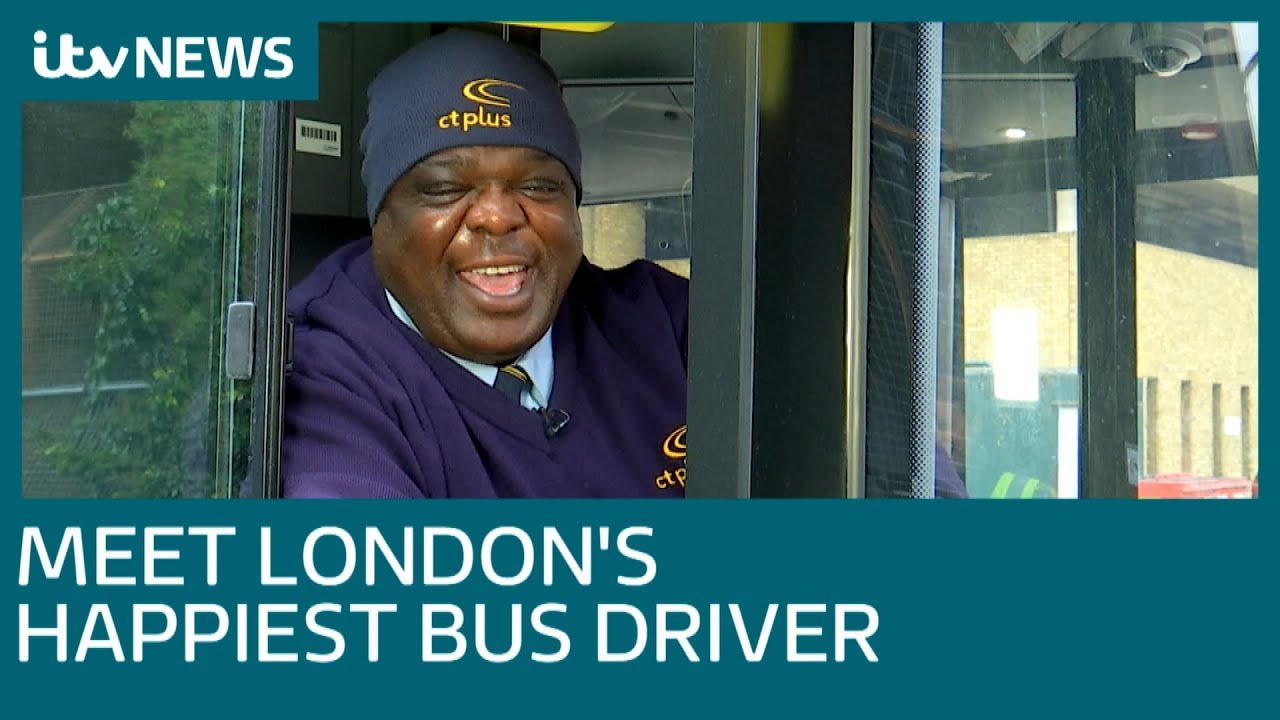 Meet Patrick Lawson - London's happiest bus driver | ITV News