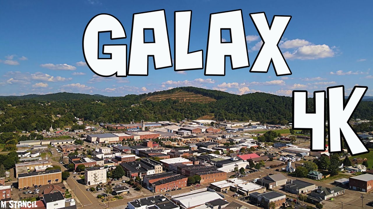 Galax ,Virginia 4K (DJI Mavic Air 2 Drone Footage)  Nestled in the Beautiful Blue Ridge Mountains!!